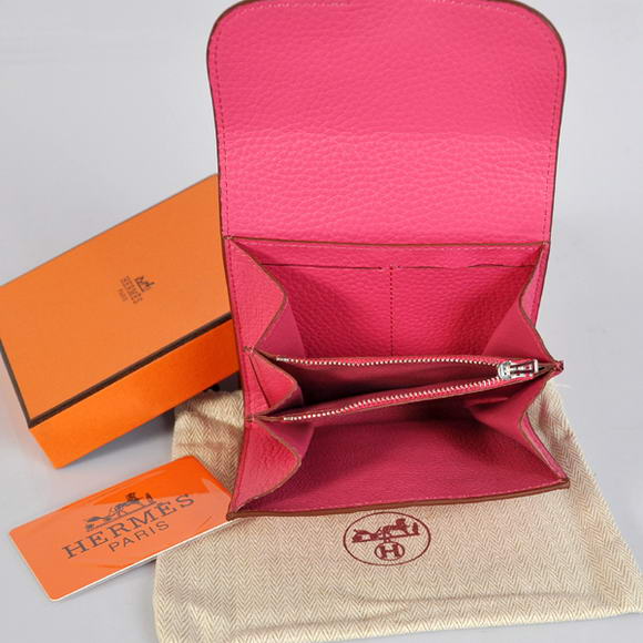 Cheap Fake Hermes Constance Wallets Togo Leather A608 Peach - Click Image to Close